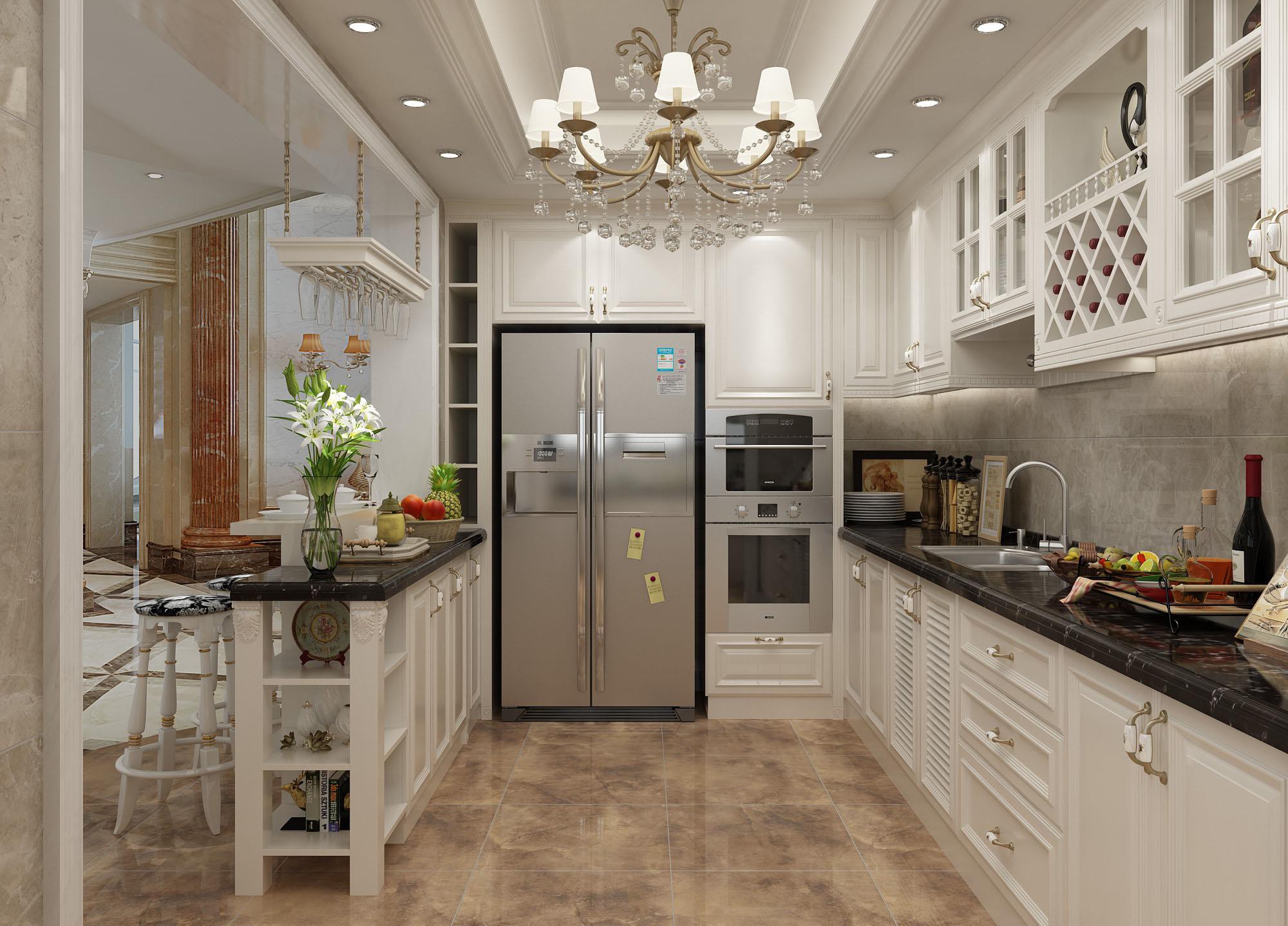 Membrane Finish Kitchen Cabinet