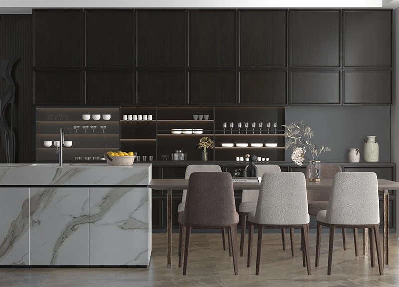 Custom PVC Kitchen Cabinets