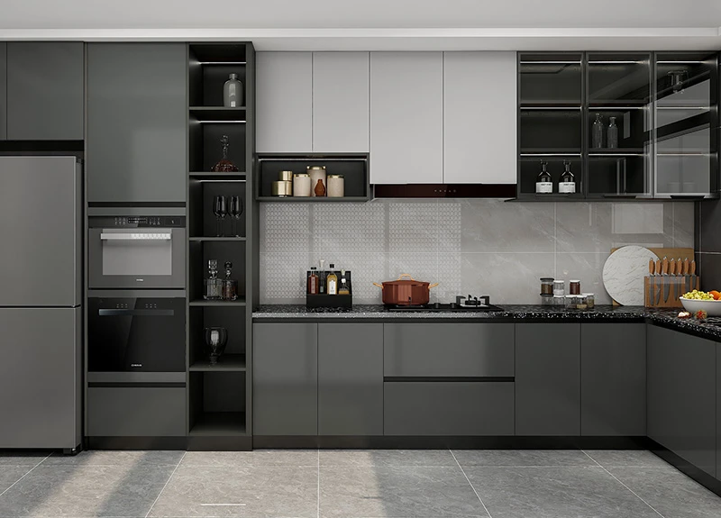 Modern Black Kitchen Cabinets Modern Black Kitchen Cabinets
