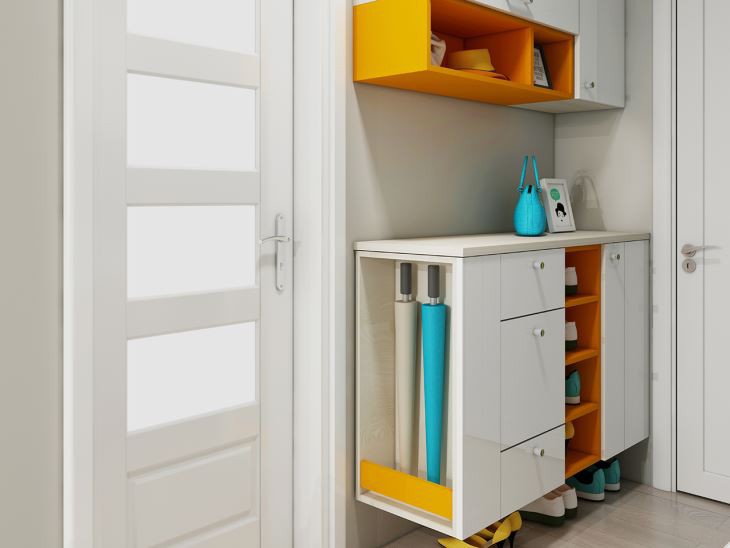 Hallway Storage Cabinet Unit