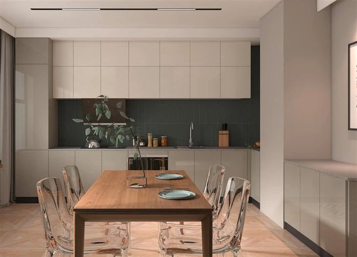 Laminate Kitchen Cabinets factory